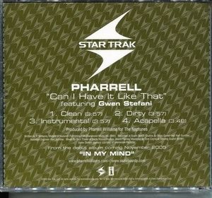 Pharrell - Can I Have It Like That (Promo CD) (2005) Pharrell - Can I Have It Like That (Promo CD) (2005)