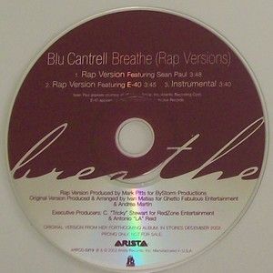 Blu Cantrell ft Sean Paul, E-40 - Breathe (Promo CD) (2003) Blu Cantrell ft Sean Paul, E-40 - Breathe (Promo CD) (2003)