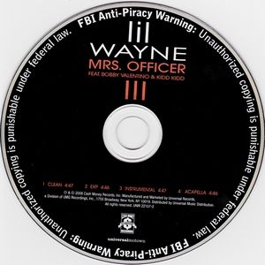 Lil Wayne ft Bobby Valentino - Mrs Officer (Promo CD) (2004) Lil Wayne ft Bobby Valentino - Mrs Officer (Promo CD) (2004)