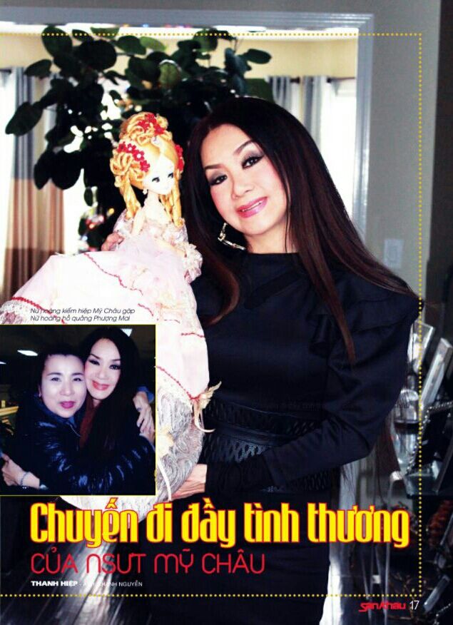 Nữ hoàng kiếp hiệp Mỹ Châu gặp Nữ hoàng hồ quảng Phượng Mai