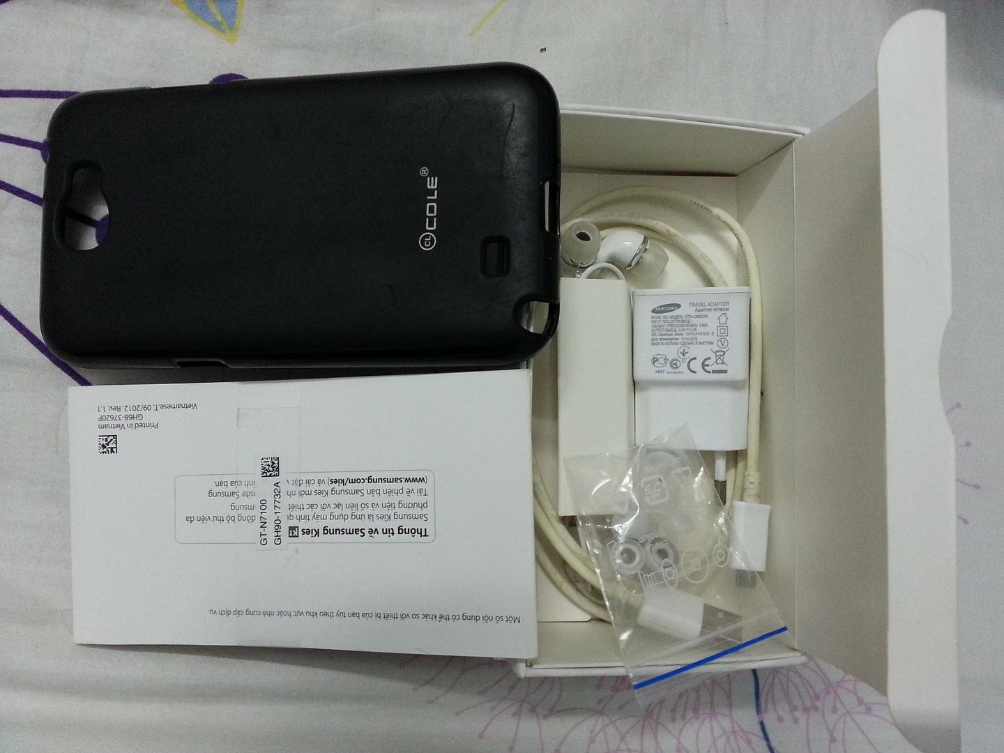 NOTE 2 N7100 SSVN Full box, nhiều phụ kiện 5,8 tr