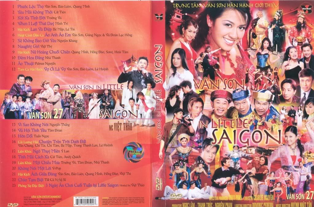 [Vân Sơn | DVD5 | Iso | 1 link] Chương Trình Ca Nhạc: Vân Sơn 27 - Vân Sơn In Little Sai Gon