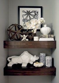 DIY Floating Shelves