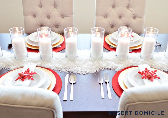 Christmas tablescape