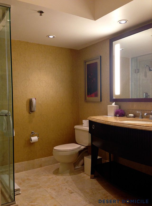 Bellagio resort room bathroom