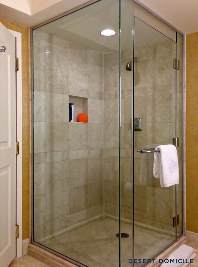 Bellagio resort room shower