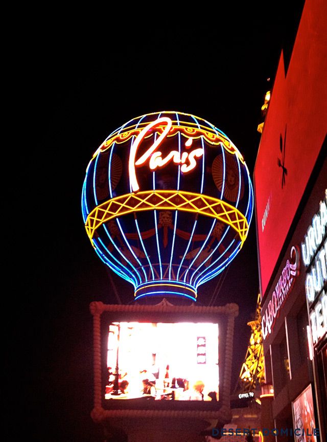 Las Vegas Paris hot air balloon