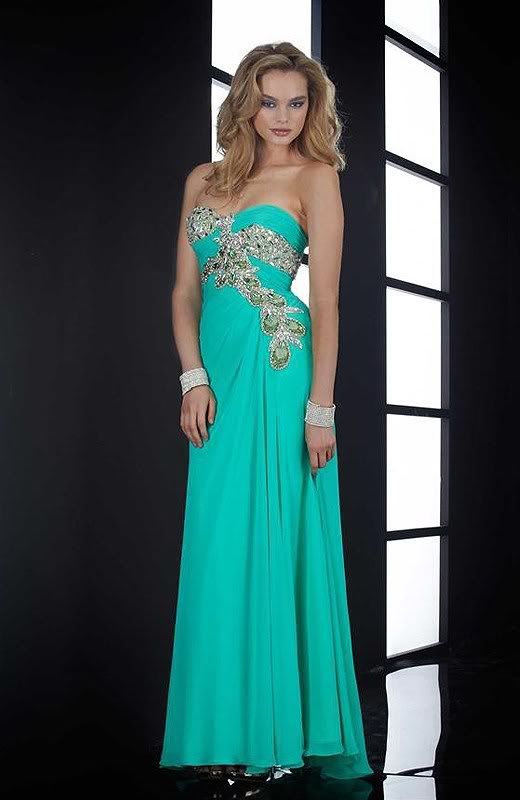A-line Sweetheart Chiffon Ankle-length Wedding Guest Dress 06796 Pictures, Images and Photos