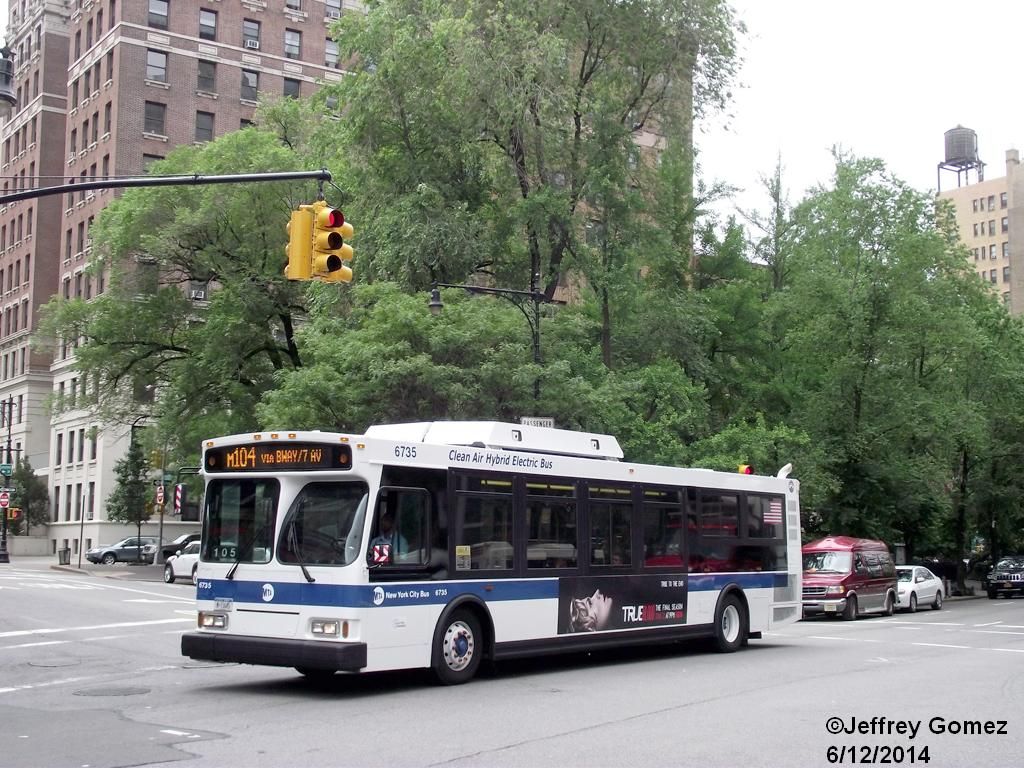 MTANewYorkCityBusOrionVIIHybrid6735M104.